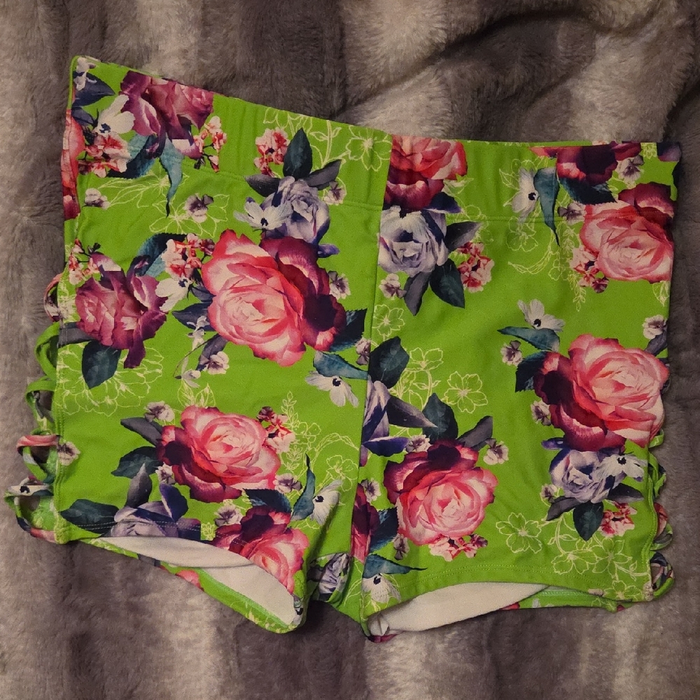 Torrid Floral Swim Shorts